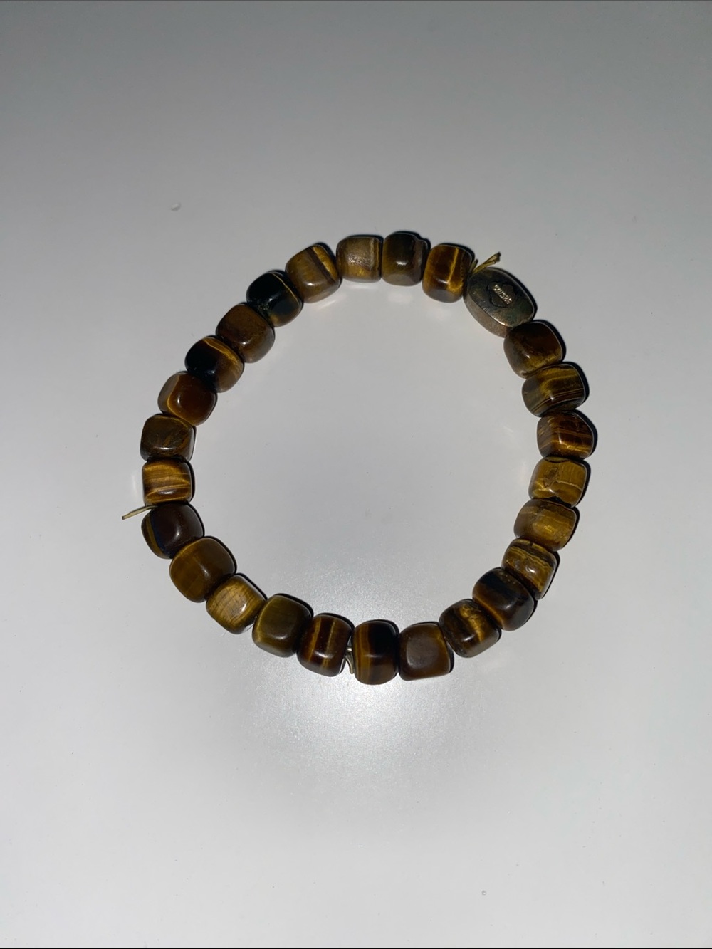 Tiger Eye Style Beaded Stretch Bracelet